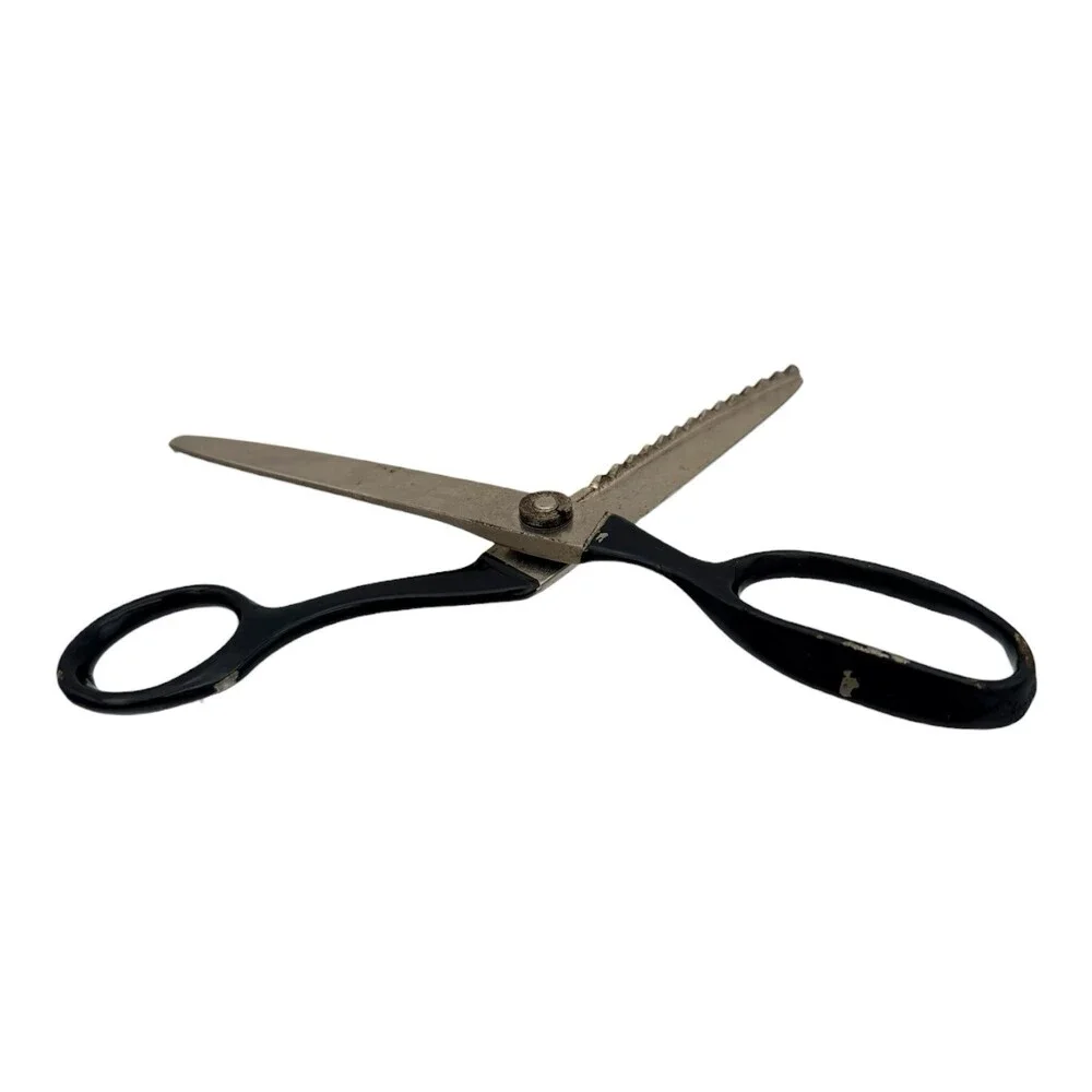 VTG 1930s J Wiss & Sons Pinking Shears Zig-Zag Cut Model C 3.5